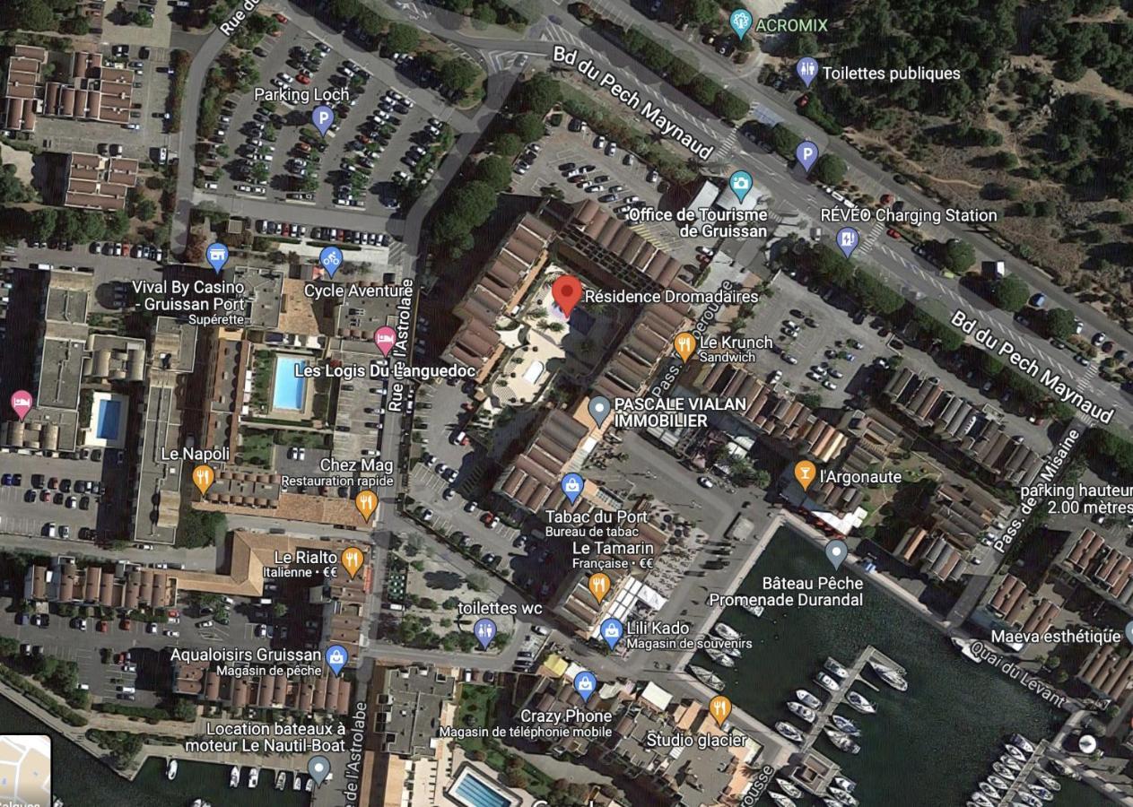 Gruissan-Port-T2-2Chambres-5Pers-43M2-Climatise-Parking-Valerie Exterior foto